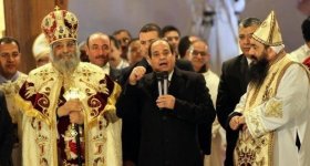 السيسي لبابا الكنيسة المصرية: أتابع شخصيا ...