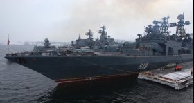 سفينة حربية روسية مضادة للغواصات تتجه ...