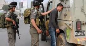 اعتقال 6 فلسطينيين في الضفة