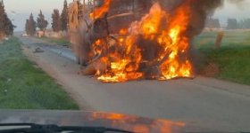 سوريا: عدوان إسرائيلي يستهدف شاحنتين في منطقة القصير قرب الحدود اللبنانية
