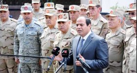 السيسي لقادة الجيش: مصر لن تتخلى ...