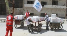 الحكومة السورية توافق مبدئيا تسليم مساعدات ...