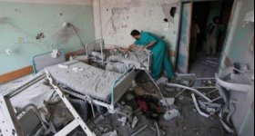 ضابط قصف عيادة طبية في غزة ...