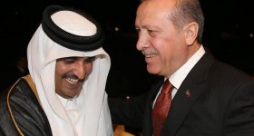 أردوغان يلتقي أمير قطر في أنقرة