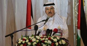 رئيس اللجنة القطرية لإعمار غزة يفتتح ...