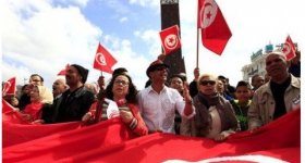 انطلاق مسيرة تونس "ضد الإرهاب" تنديدًا ...