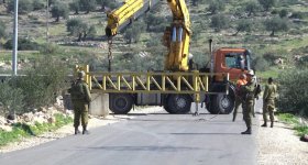 الاحتلال يغلق حاجز تياسير شرق طوباس