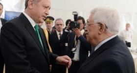 الرئيس عباس يبحث مع اردوغان الاعتداءات ...