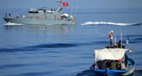 تونس تحبس أفراد طاقم سفينة غرقت ...