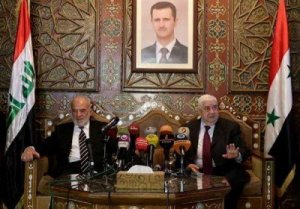 الأسد يلتقي وزير الخارجية العراقي