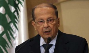 الرئيس اللبناني يؤكد ضرورة بقاء سوريا موحدة