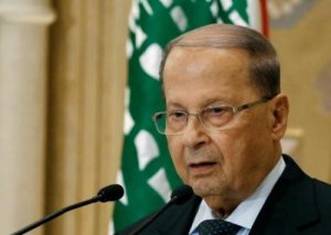 الرئيس اللبناني يتوقع بدء إنتاج النفط في 2018