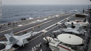 البحرية الأمريكية تؤكد تحطم إحدى مقاتلاتها في الخليج وإنقاذ طياريها